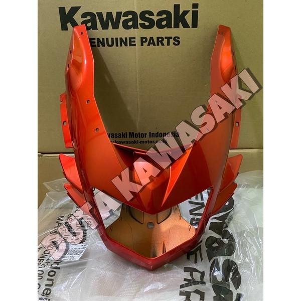 COVER BATOK LAMPU DEPAN NINJA RR NEW SE ORANGE ORIGINAL