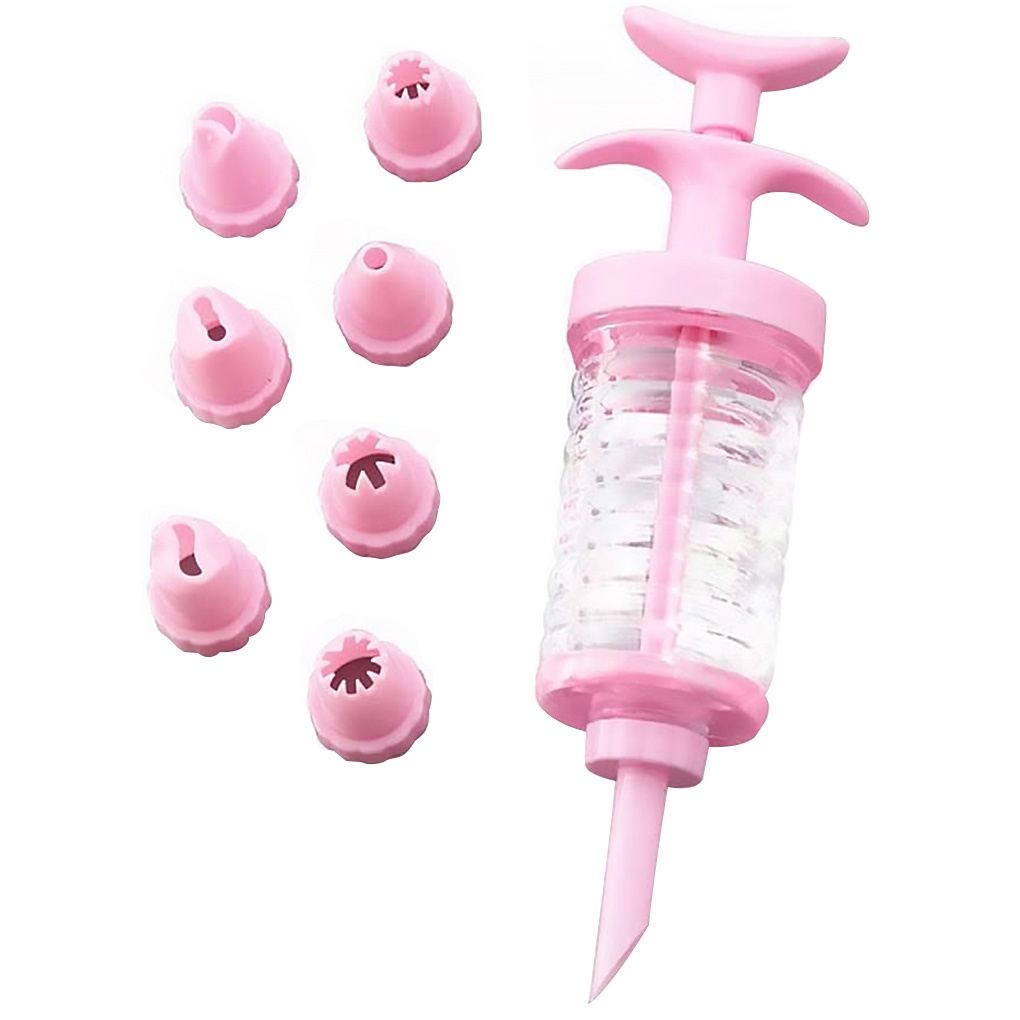 【Top】19pcs Set Alat Cetak Cetakan Bentuk Bunga Acak Untuk Membuat Krim Hiasan Kue / Cake Decoration Dan Biskuit cetakan kue kering-B