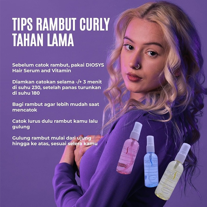 Ningrum Diosys Hair Serum Pelindung Rambut Vitamin Rambut Treatment Rambut BPOM - 7102