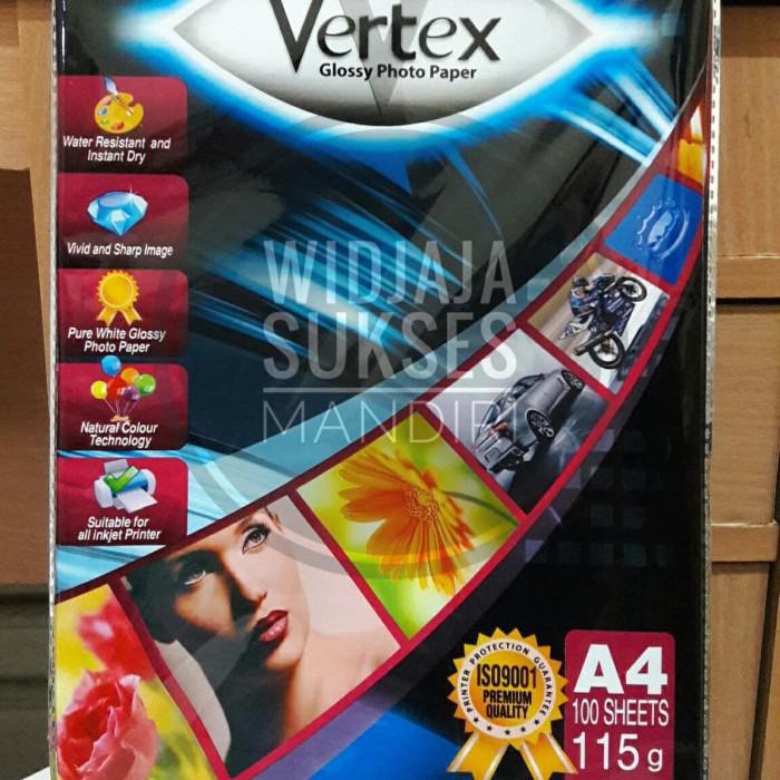 

Kertas / Kertas Foto Glossy Vertex A4 115 Gram Murah