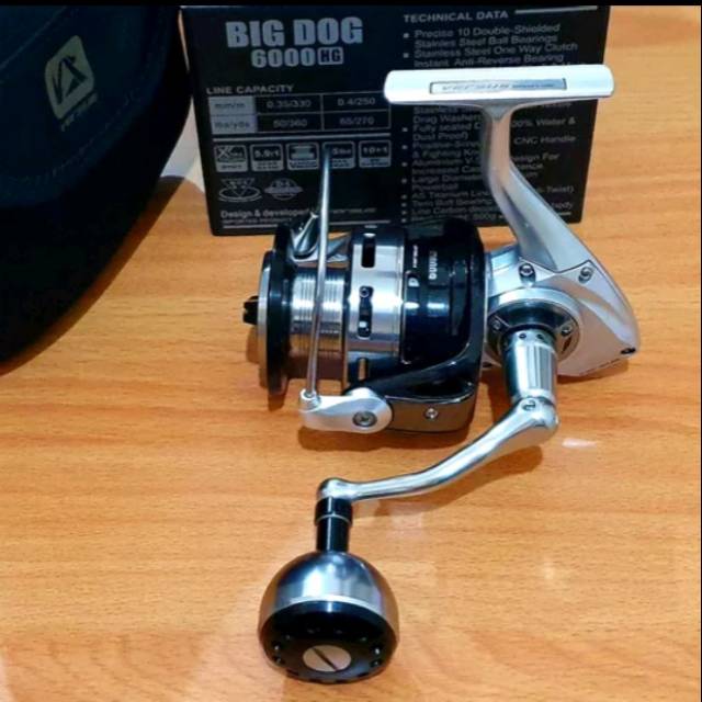 Reel versus big dog 6000 8000 power handle