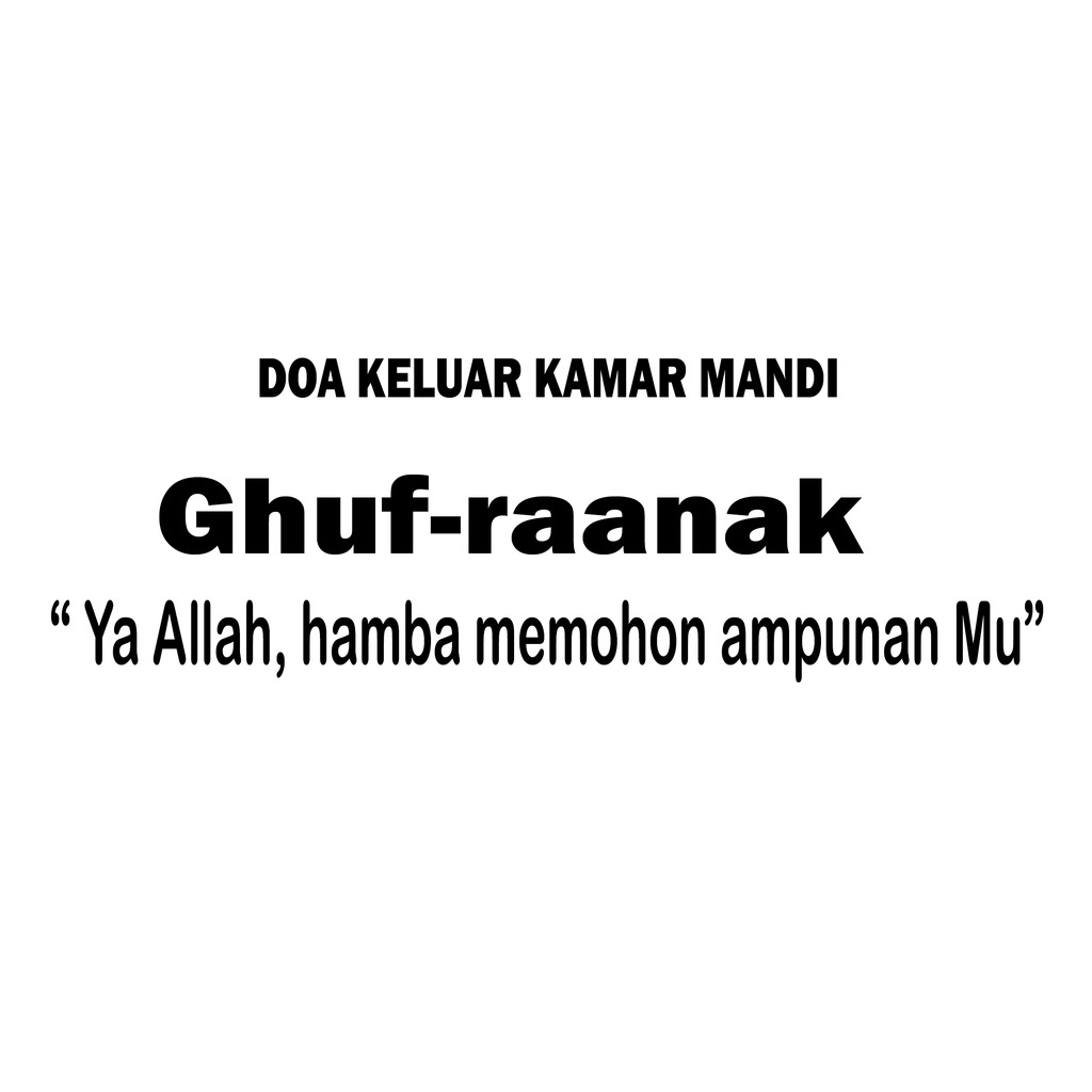 

STIKER DOA HARIAN TRANSPARAN