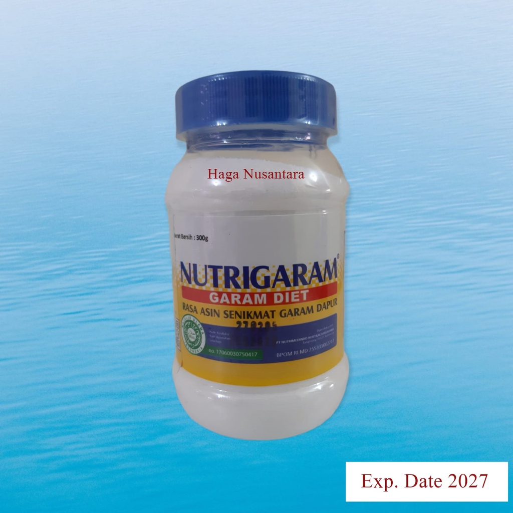 

Nutrigaram 300 gr Garam Sehat Nutri Garam 300gr