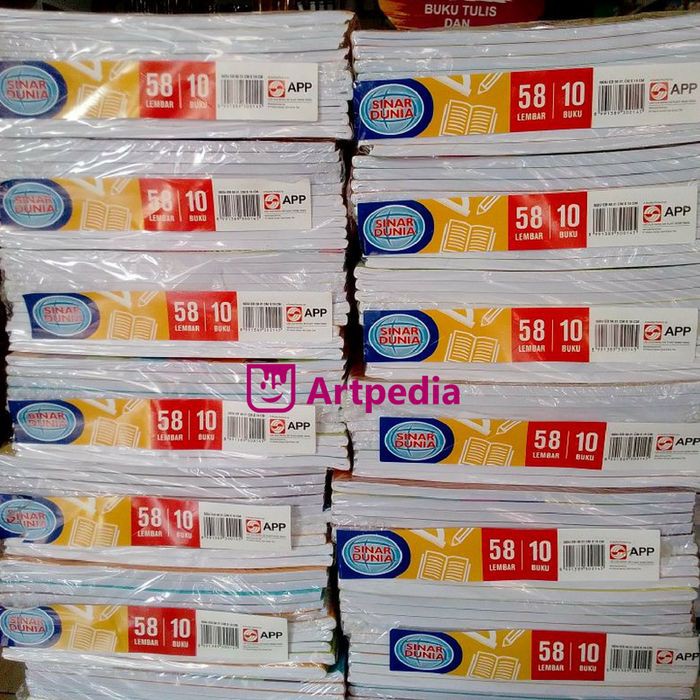 

Buku Tulis Sinar Dunia SIDU 1 buku 58 lembar (1 pack 10 pcs)