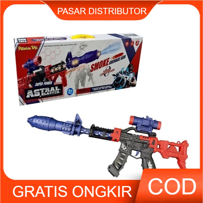 Mainan PISTOL ASTRAL BLESTER Smoke Grenade Gun Pistol Asap Super Power