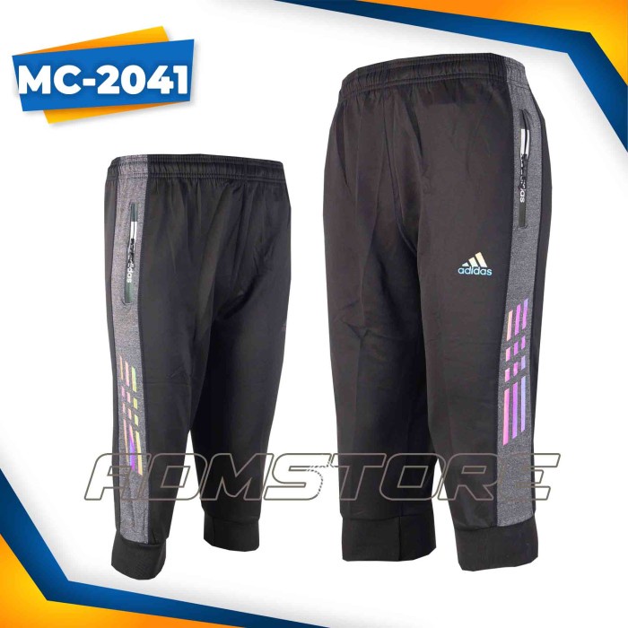 Celana Pendek Jogger Pants Pria Pendek / Celana Joger 3/4 Import Grade Ori - MC-2041, M (X2M9) Murah