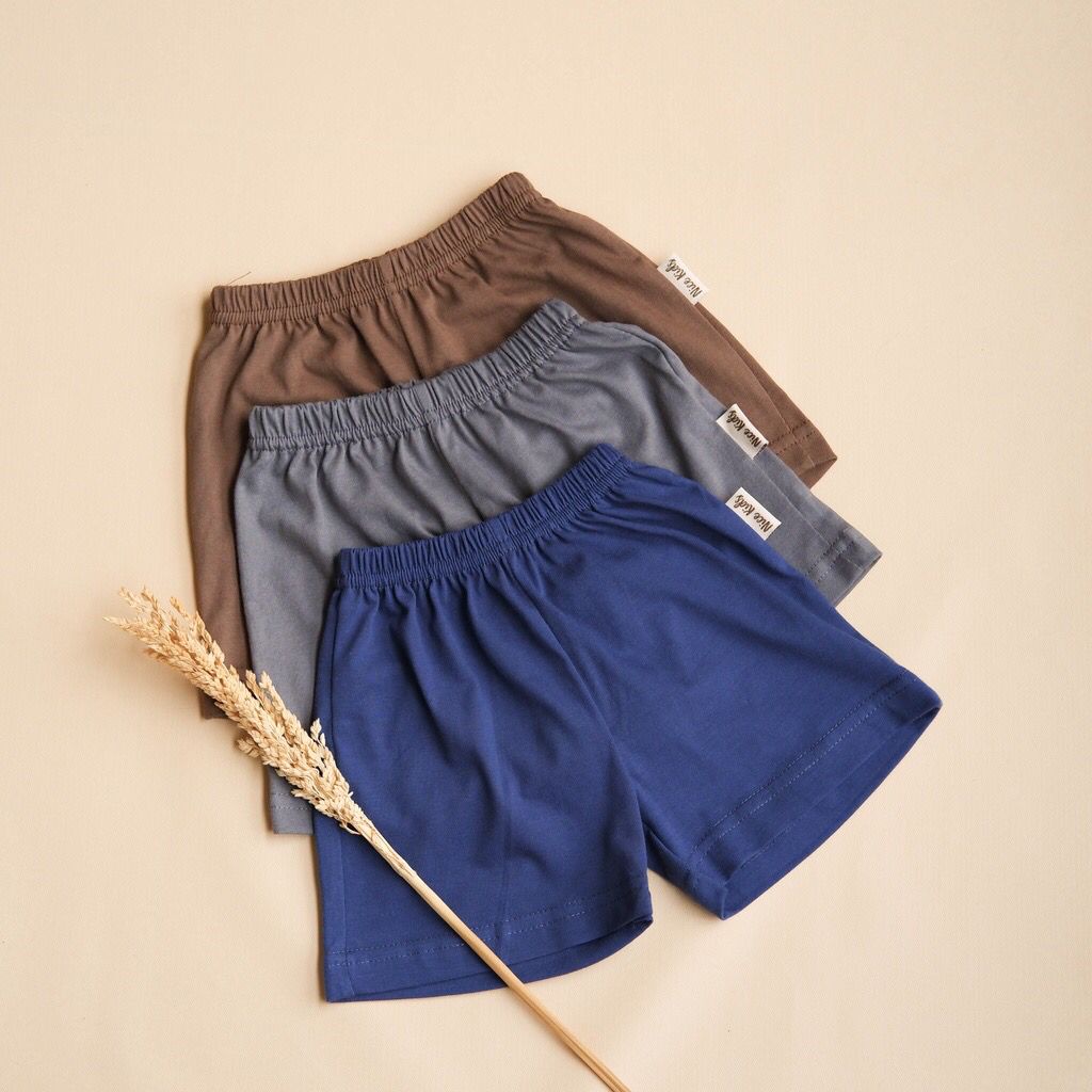 NICE KIDS NICEKIDS BASIC SHORT CELANA PENDEK ANAK CELANA PENDEK UNISEX 1-4 TAHUN