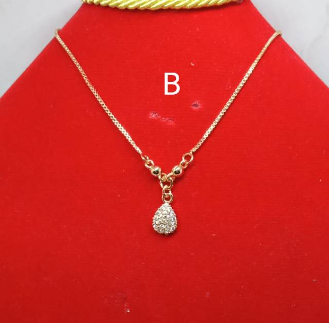 Kalung anak anak xuping lapis emas dgn mata zircon 55