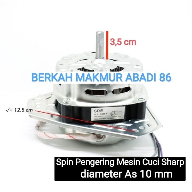 Dinamo Spin Pengering Mesin Cuci Sharp Motor Dinamo Spin Pengering Mesin Cuci Sharp