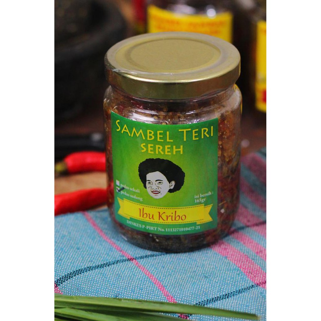 

Sambal Ibu Kribo Teri Sereh - PEDAS SEKALI