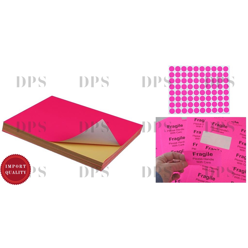 

Kertas Stiker Removable Pink ROLL 107cm x 100m Stabilo