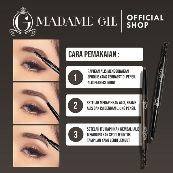 Madame Gie Supa Fine Mechanic Brow [HASIL BAGUS] [PENSIL ALIS MEKANIK | GAMPANG DAN PRAKTIS]_Cerianti