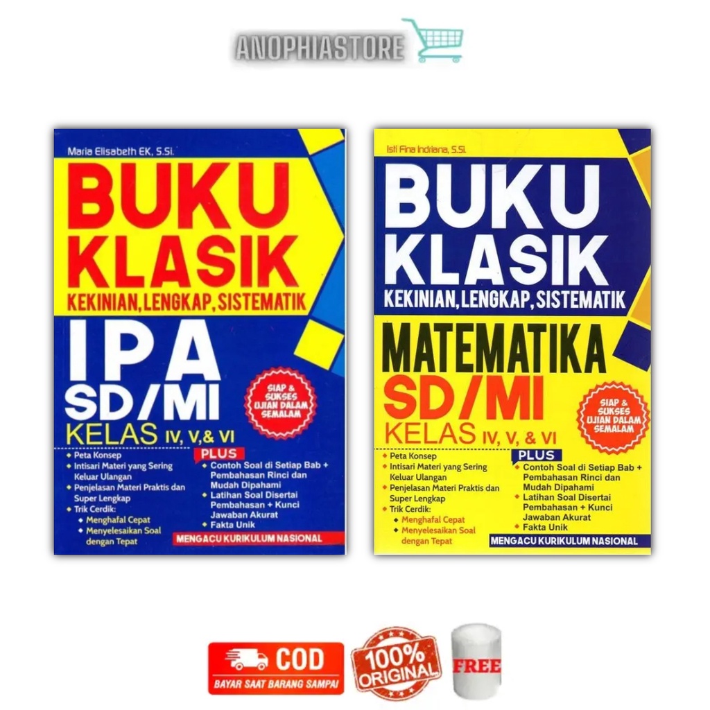Buku Rumus Matematika IPA SD Buku Klasik IPA Matematika SD/MI IV V VI