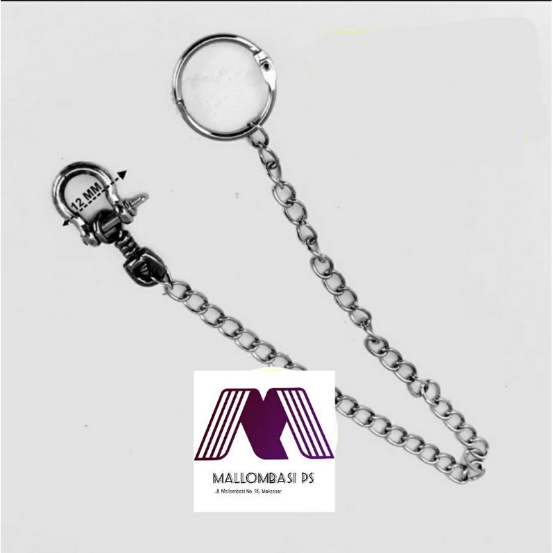 RANTAI RING BORGOL GELANG OMEGA KAKI BURUNG KAKATUA PARROT MACAU MAKAU AYAM SERAMA 1,2 cm 12mm 12 mm