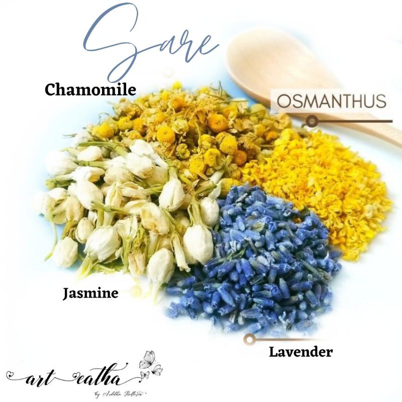

Sare tea blend(Osmanthus,Chamomile,Jasmine,Lavender)