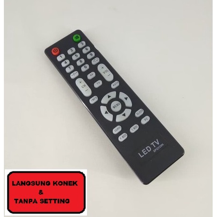 {COD]- New Promo Remot Remote TV LCD LED JUC IKEDO AOYAMA SPQV29N Original Pabrik / Bukan Untuk TV T