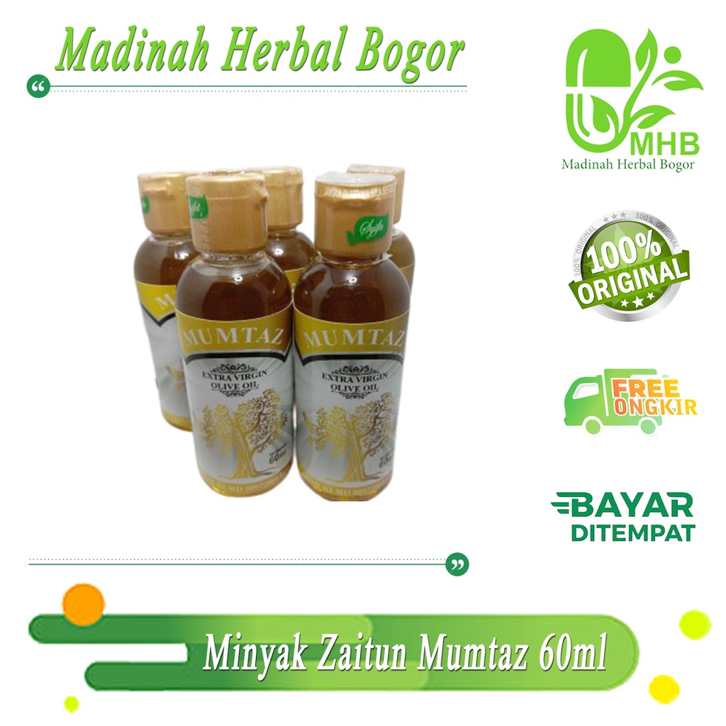 Minyak Zaitun Mumtaz 60 ml Extra Virgin Original | Minyak Zaitun Untuk Perawatan Kulit Original