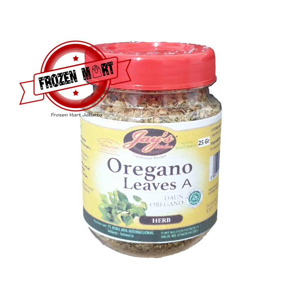 Jays / Jay`s Oregano Leaves 25 Gr / Daun Oregano (Repack)