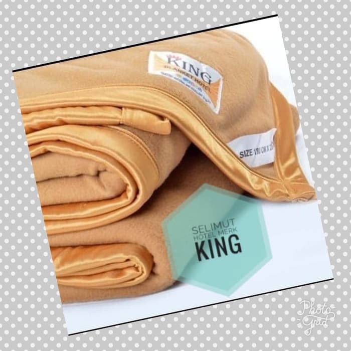 Terbaru Selimut Hotel Polos KING Coklat 150X200cm