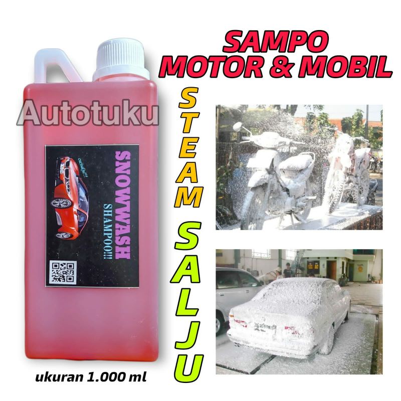 Shampoo steam salju / shampoo nobil dan motor pH 7