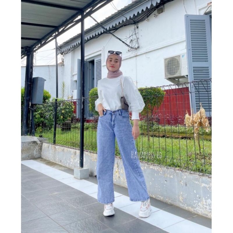 CELANA KULOT JEANS celana panjang WANITA  kulot