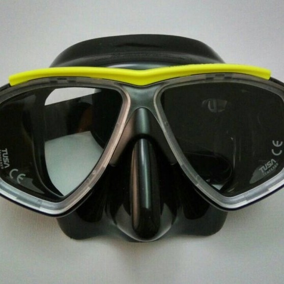 mask tusa splash + lensa minus