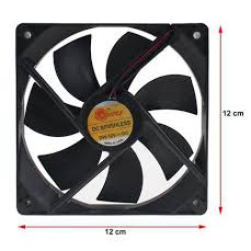 FAN CASING Kipas Cooling HITAM 12 CM KIPAS PENDINGIN PC