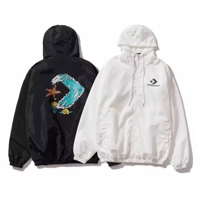 Jaket Parasut Converse