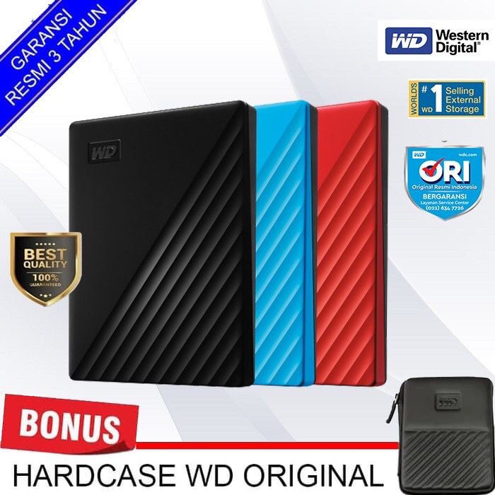 Harddisk External WD Pasport 2TB - Harddisk WD Pasport 2TB External