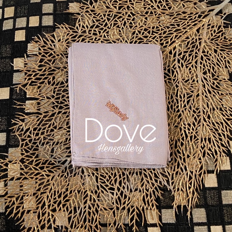 Part 1 Mylady Hijab Plain Voal Ultrafine by Myladyhijab dark mustard silver broken white optic white-DOVE