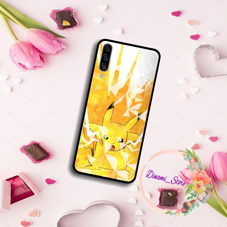 softcase diamond PIKACHU Oppo A3s A1k A5 A9 2020 A7 F9 A5s A31 A52 a53 A92 A37 A57 A59 A71  DST596