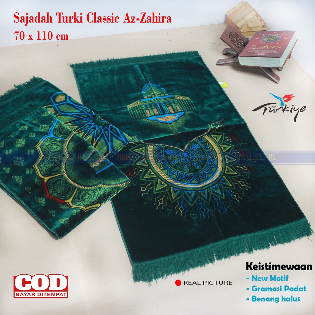 Sajadah Turki Turkey Jumbo Besar Bulu Tebal NEW Motif 70x110 cm Premium Murah - Velteksa Alibaba