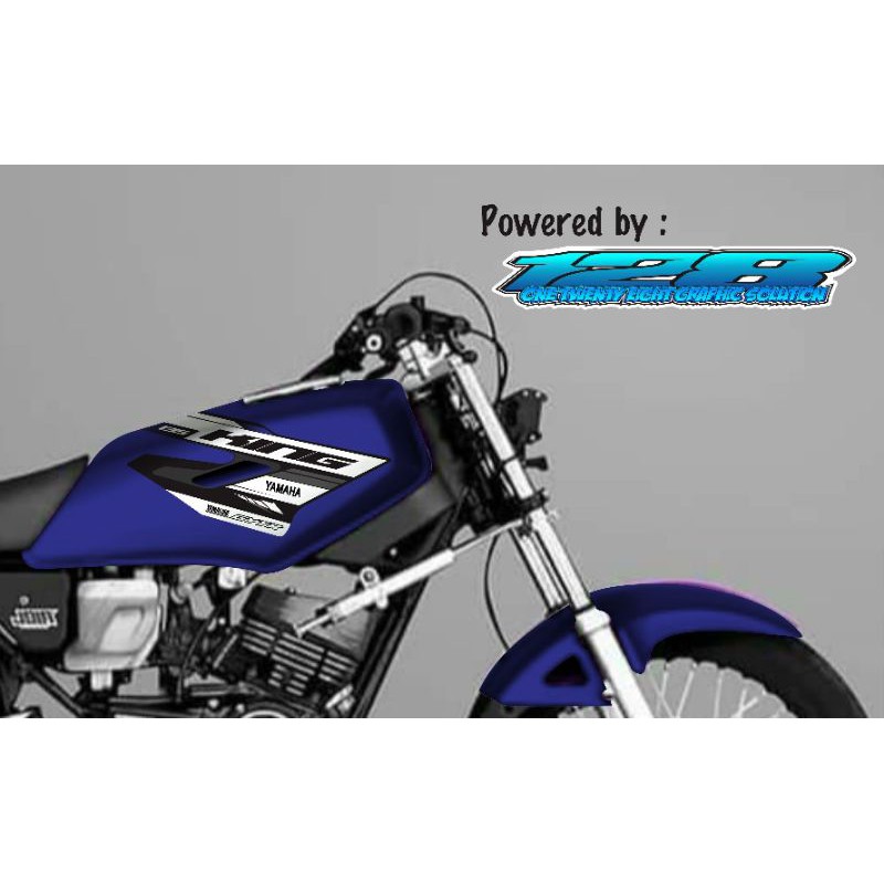 striping stiker custom rx king model yz