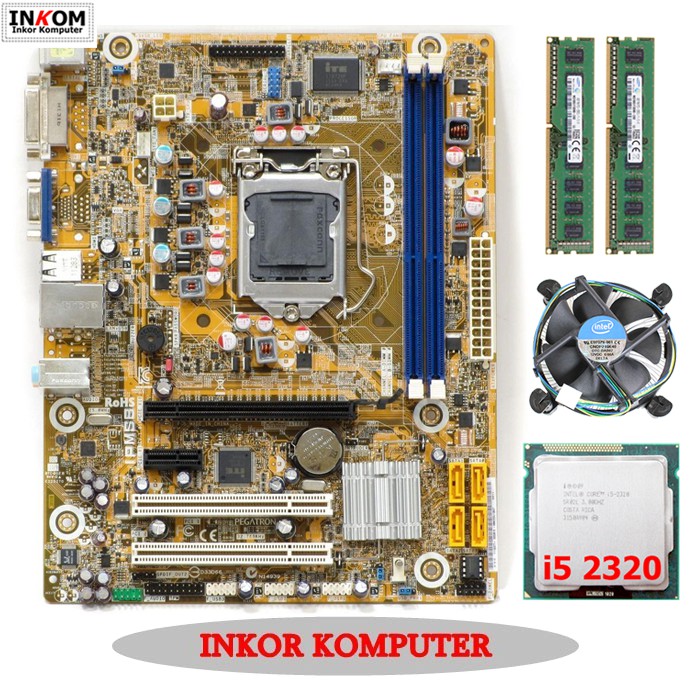 Motherboard Mainboard Mobo Pegatron H61 Socket LGA 1155 CPU Core i5 2320 DDR3 8GB