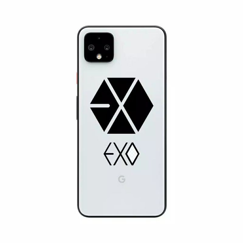 STIKER CUTTING/DECAL LOGO EXO KECIL  UNTUK LAPTOP/PINTU/SEPEDA/CASE HP/KULKAS/DINDING KAMAR TERLARIS