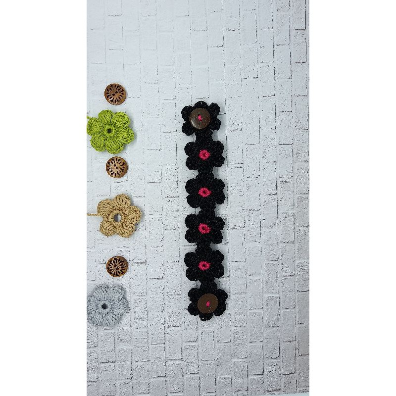 pengait masker rajut/pengait masker hijab/konektor masker rajut