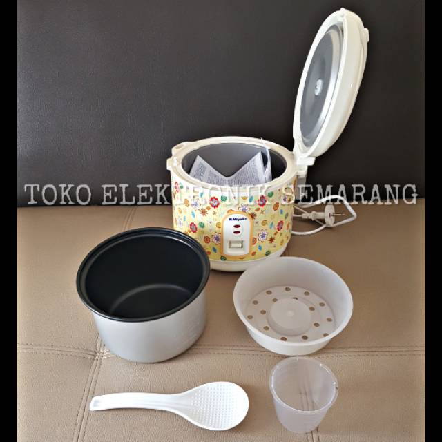 MIYAKO RICE COOKER MAGIC COM 3 IN 1 MAGIC JAR PENANAK NASI MCM 609 0.6L SEKALIGUS MENGHANGATKAN