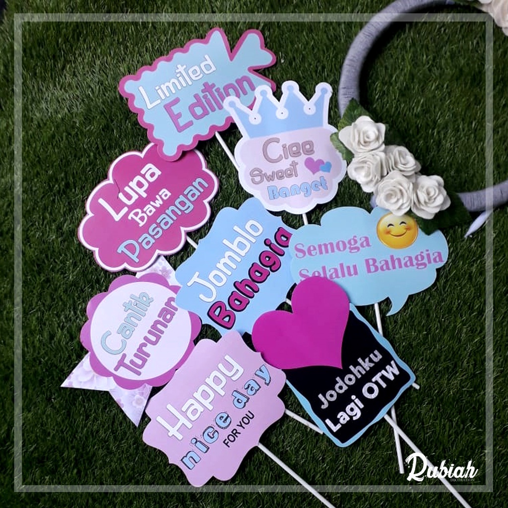 Custom Photo Props / Property Party / Aksesoris Photobooth Funny