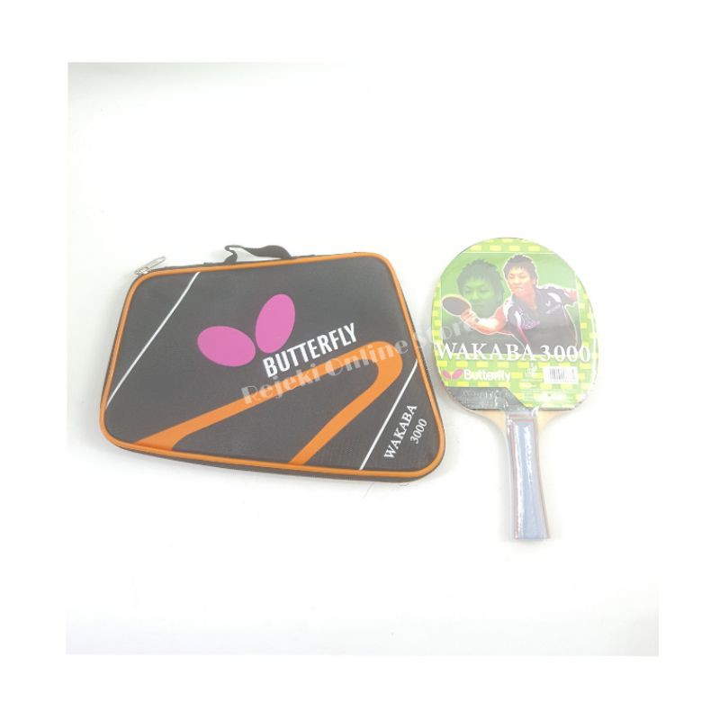 Bet Tenis Meja Butterfly WAKABA 3000 + Tas