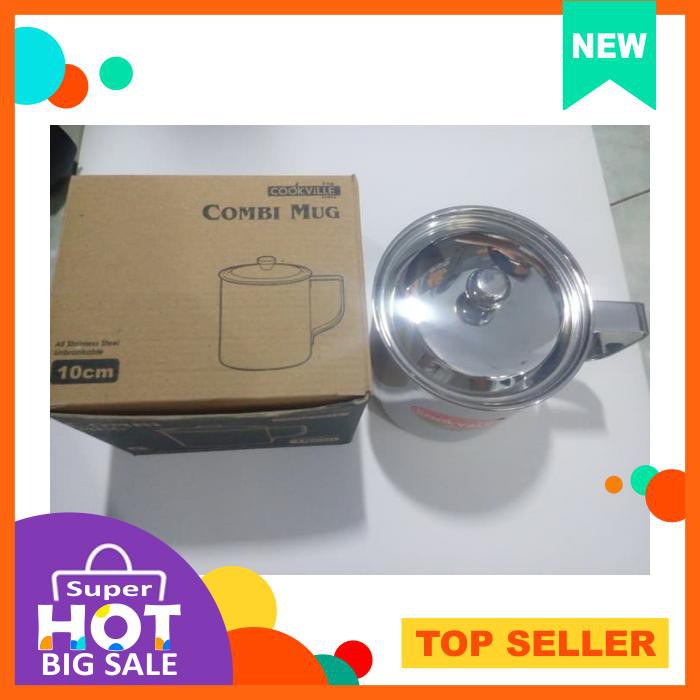 Mug Stainless Steel Cook Ville Korea 10 Cm