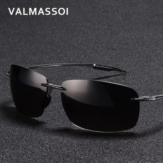 Kacamata Sunglasses Pria Frameless Sport Kacamata Hitam Sup-244