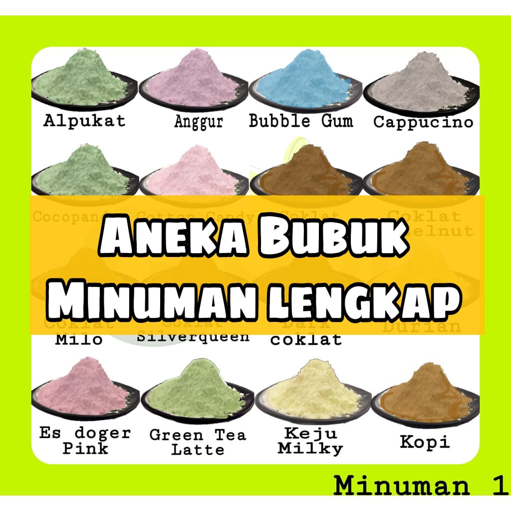 

Bubuk Tabur Manis Aneka Rasa Coklat alpukat anggur permen karet milky Bubuk minuman 40 gram, Bubuk Coklat Murah Enak Premium