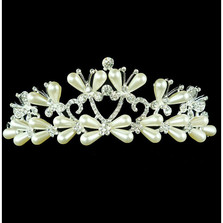 [PRODUK FAVORIT] HEADPIECE WEDDING BRIDAL TIARA PESTA PENGANTIN WANITA TRP026