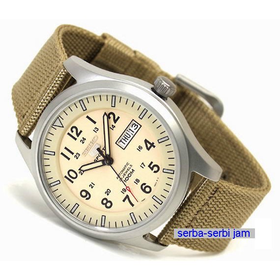 Jam tangan pria - SEIKO 5 Military Automatic Sports SNZG07K1