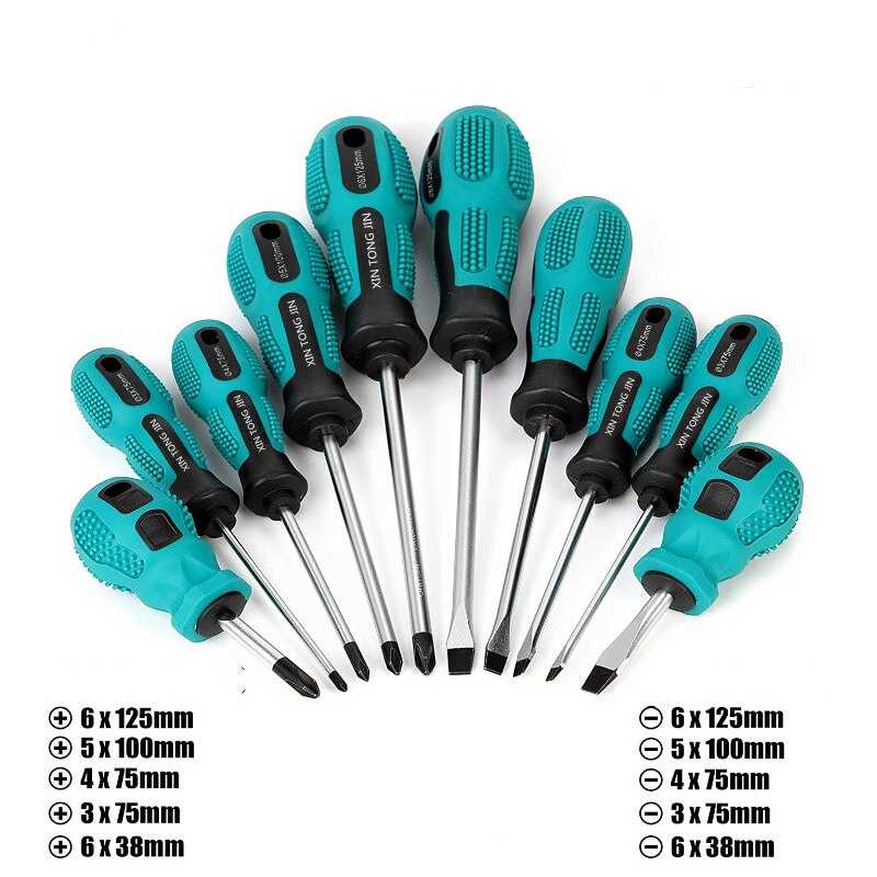 (100% BARANG ORI) Obeng Set Reparasi Magnetic Head 10 in 1 - SK804