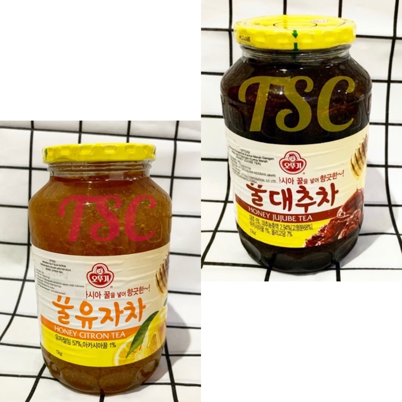 

OTTOGI Honey Jujube Tea / Citron Tea / Madu kurma merah / Teh Citrus Minuman Madu Korea / Korean Drink / 1kg