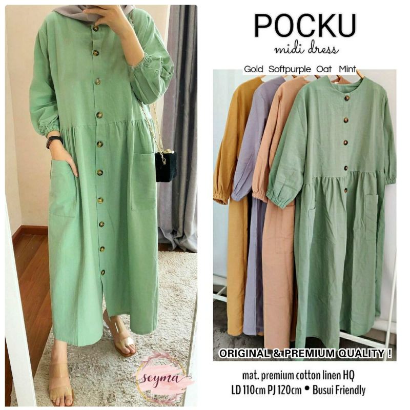 POCKU MIDI / LALA MAXI BY SEYMA /RESTOCK/ SOLO