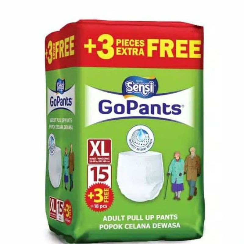 Sensi Gopants Popok Dewasa XL 15