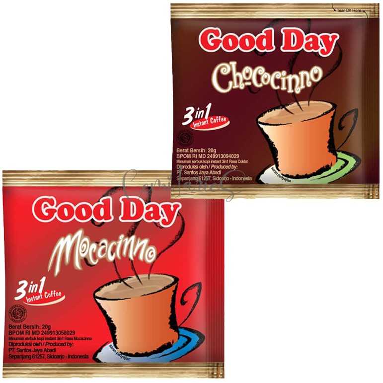 

Good Day Mocacinno / Chococinno - Sachet 20gr x 10pcs Renceng