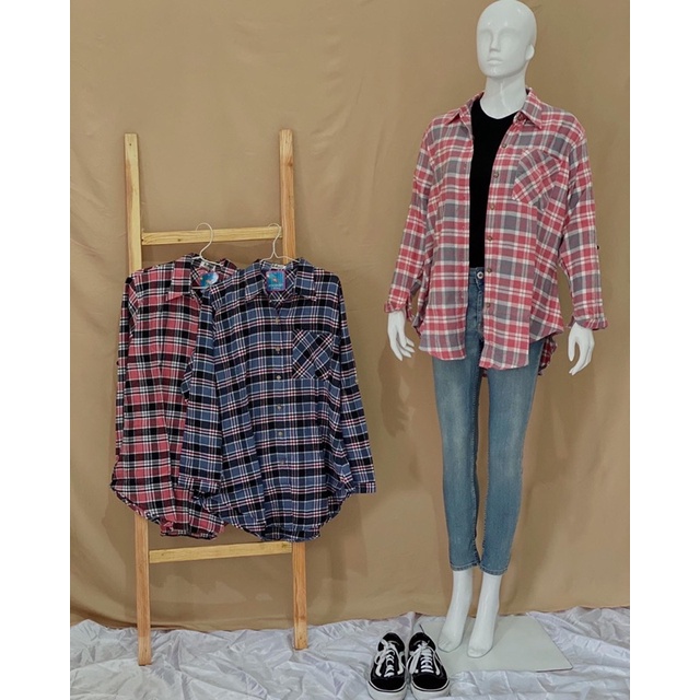 Kemeja flanel gracia